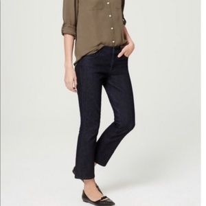 Ann Taylor Modern Kick Crop Jeans